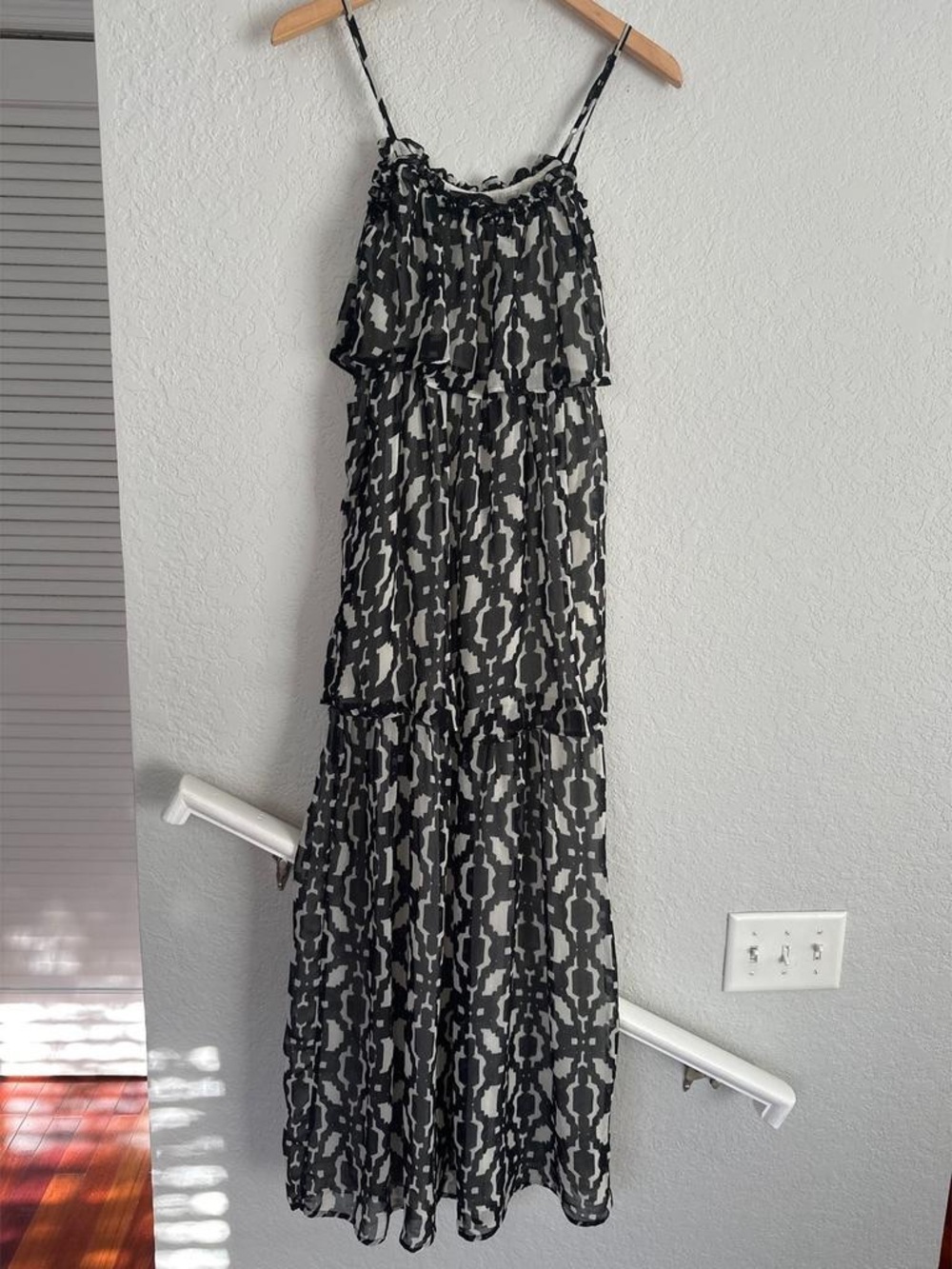 PJK Patterson J. Kincaid Benitta Tiered Maxi Dress Sz.XS